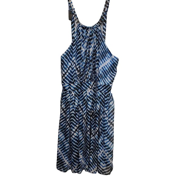 Calvin Klein Dresses & Skirts - CALVIN Klein Women's Blue White Black Tank Flowy Petite Dress Size 8P
